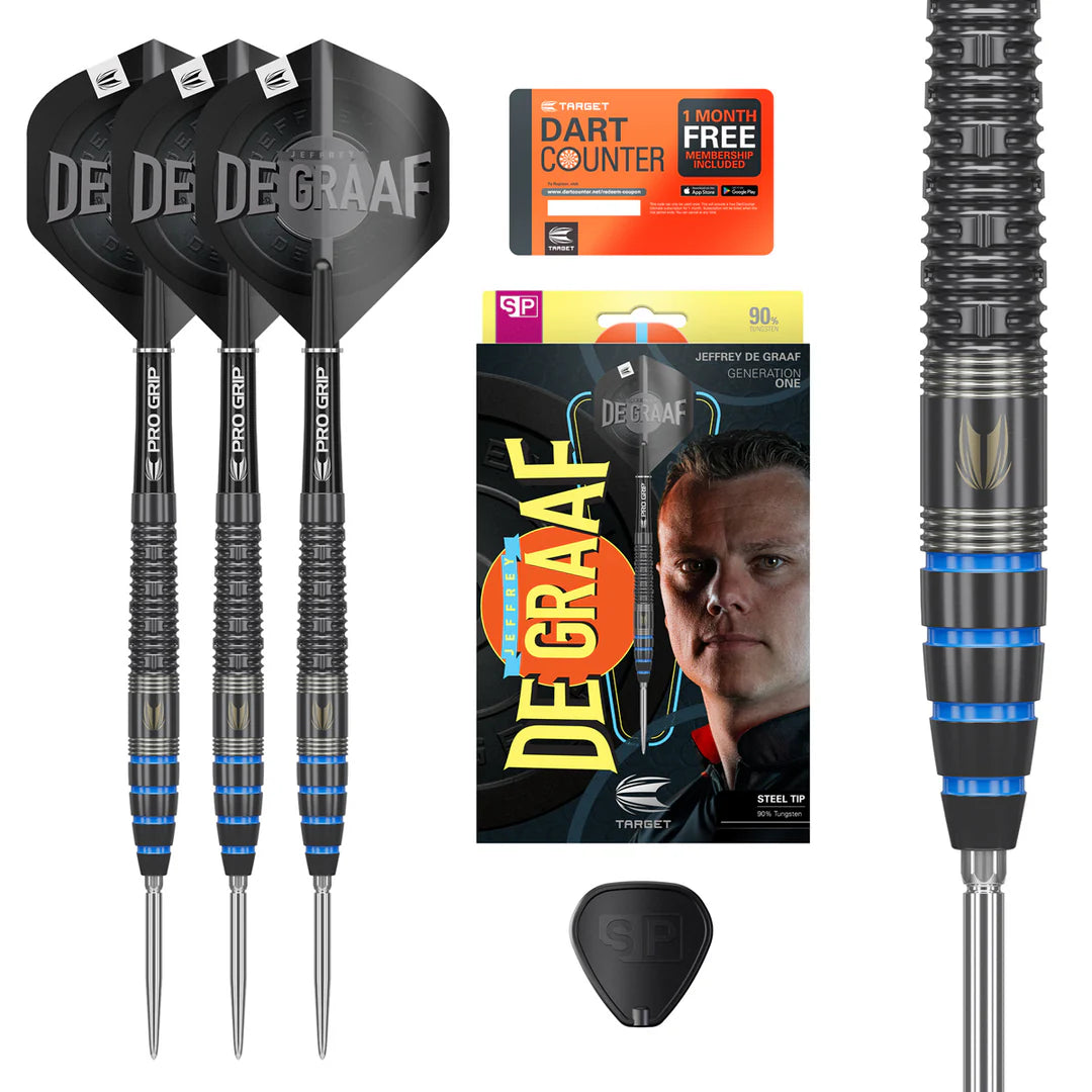 Jeffrey De Graaf 90% Tungsten SP Steel Tip Darts by Target