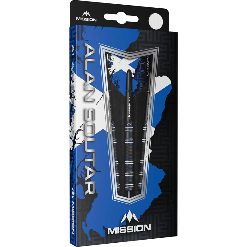 Alan Soutar Mission Black 90% Tungsten Steel Tip Darts