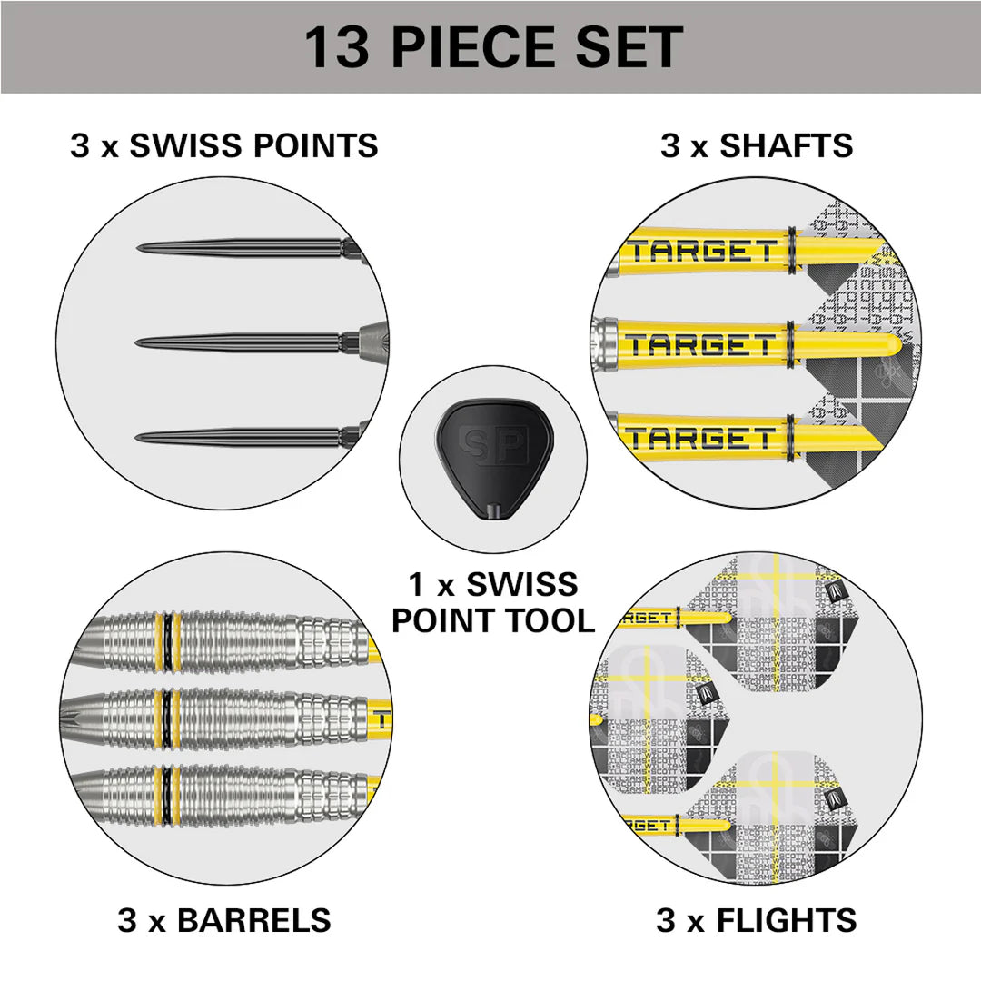 Scott Williams Gen 2 90% Tungsten SP Steel Tip Darts