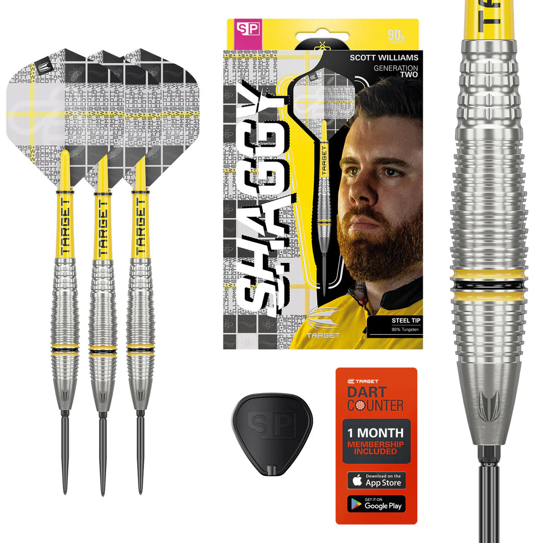 Scott Williams Gen 2 90% Tungsten SP Steel Tip Darts