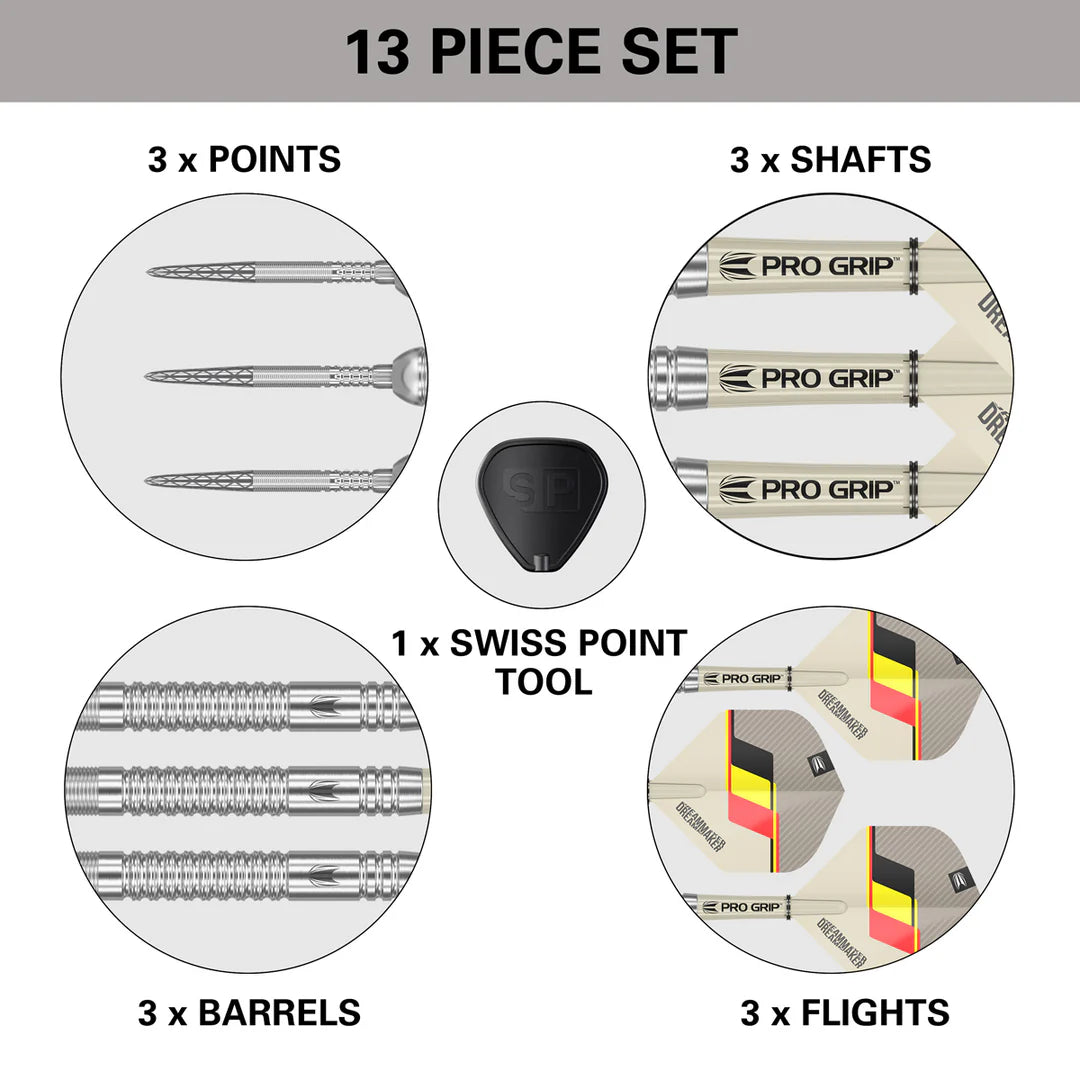 Dimitri Van Den Bergh Gen 2 90% Tungsten SP Darts