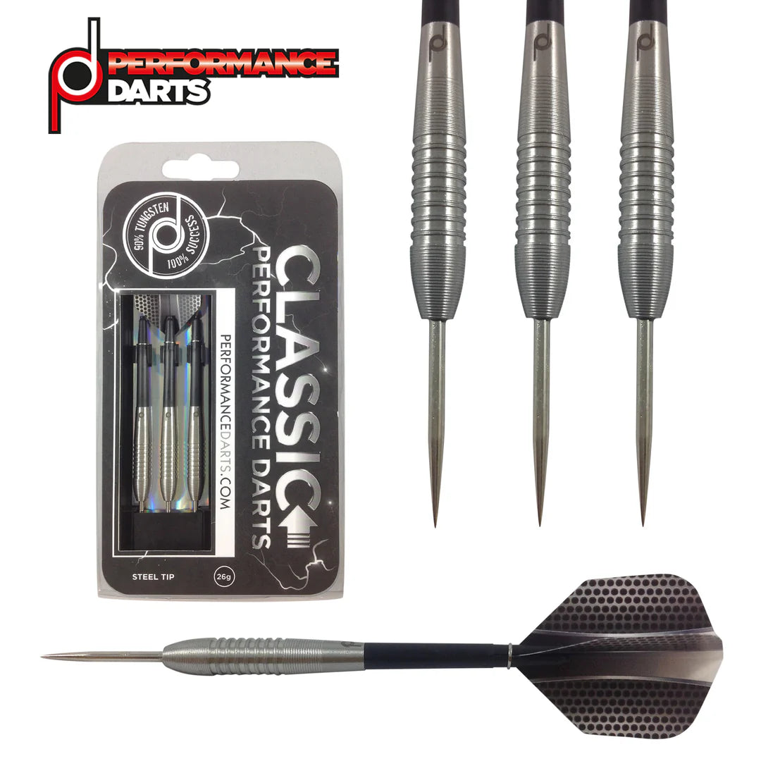 Classic Performance 90% Tungsten Steel Tip Darts