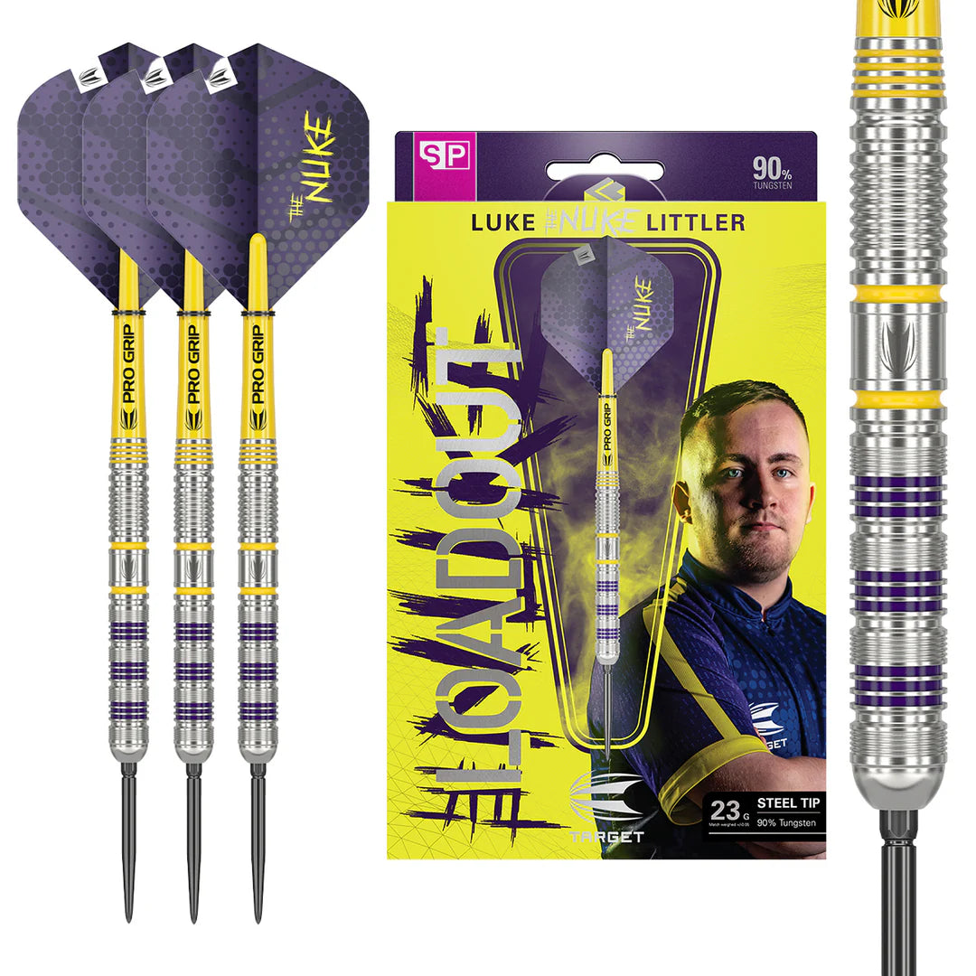 Luke Littler Loadout 90% Tungsten SP Steel Tip Darts