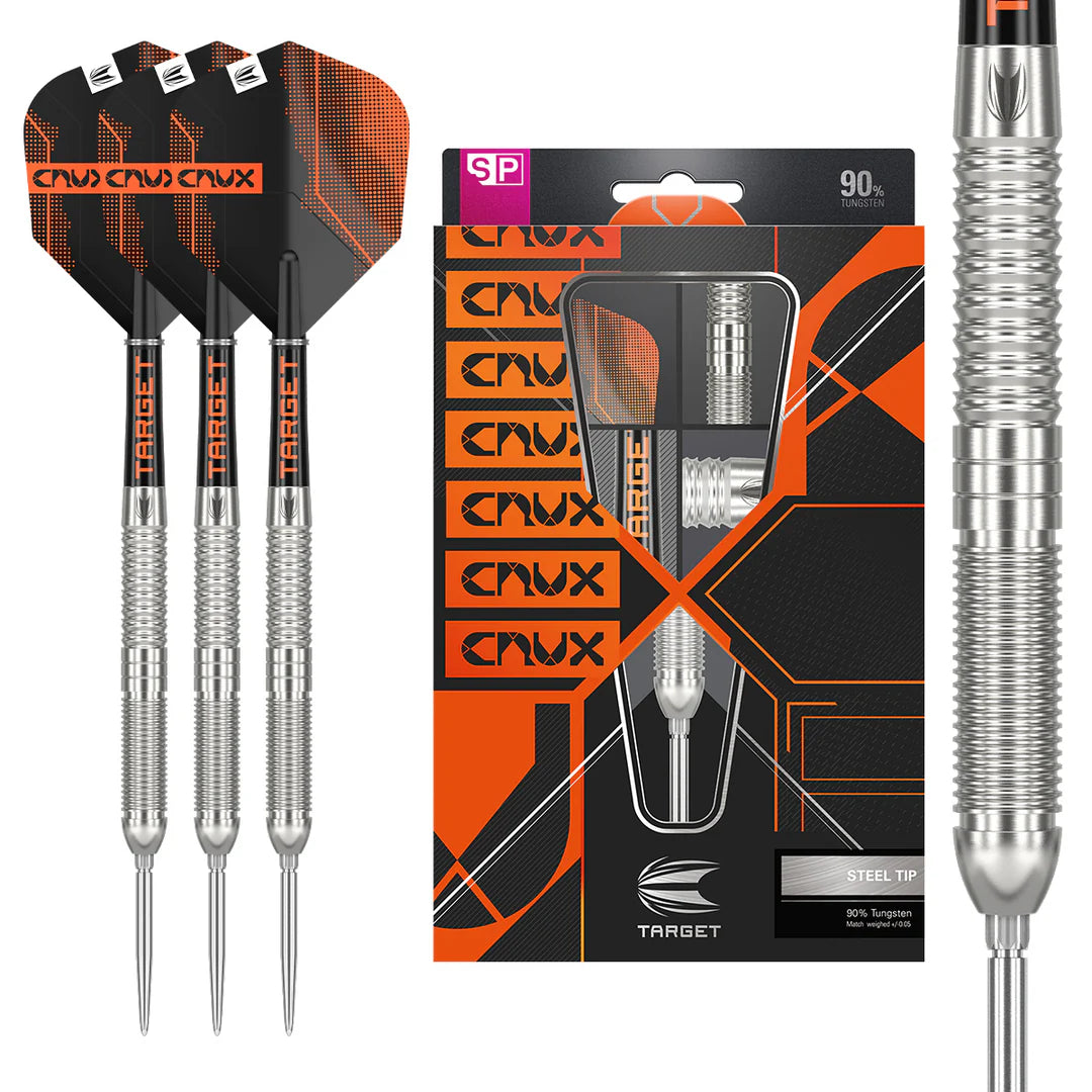 Crux 01 90% Tungsten SP Steel Tip Darts